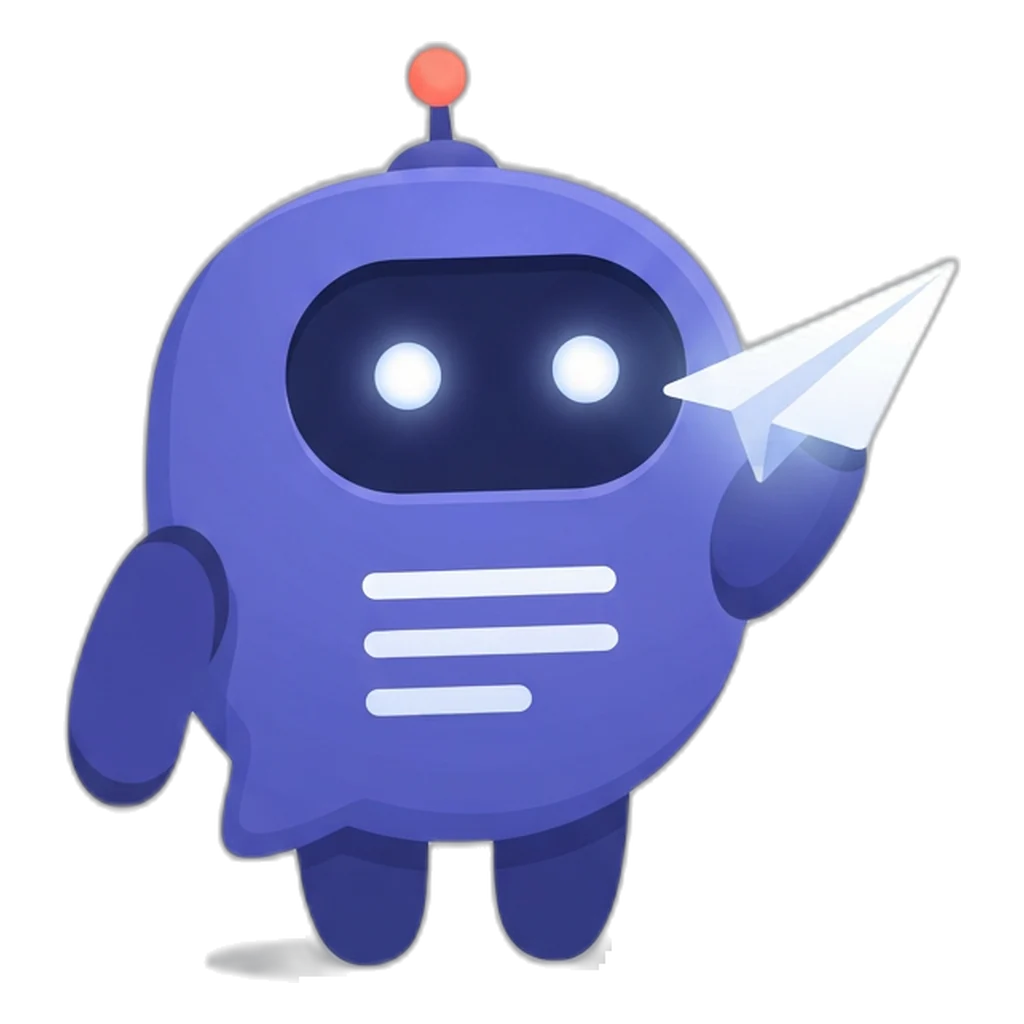 Posty the speech-bubble robot beside a storefront card with a picture, text and a button